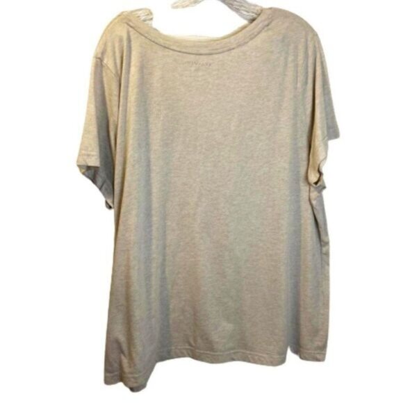 Ava & Viv Women's Casual‎ V-neck Collar Plus Size T Shirts Summer Tops Tee - Picture 3 of 4